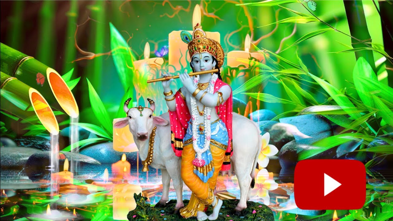 Krishna Flute 💚Deep Relaxing Music , Sleep💚 Music , Meditation Music, Study, Calming Music 26/2/24