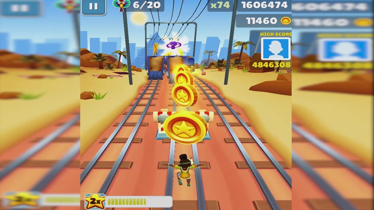 Subway Surfers Cairo Android Gameplay #3