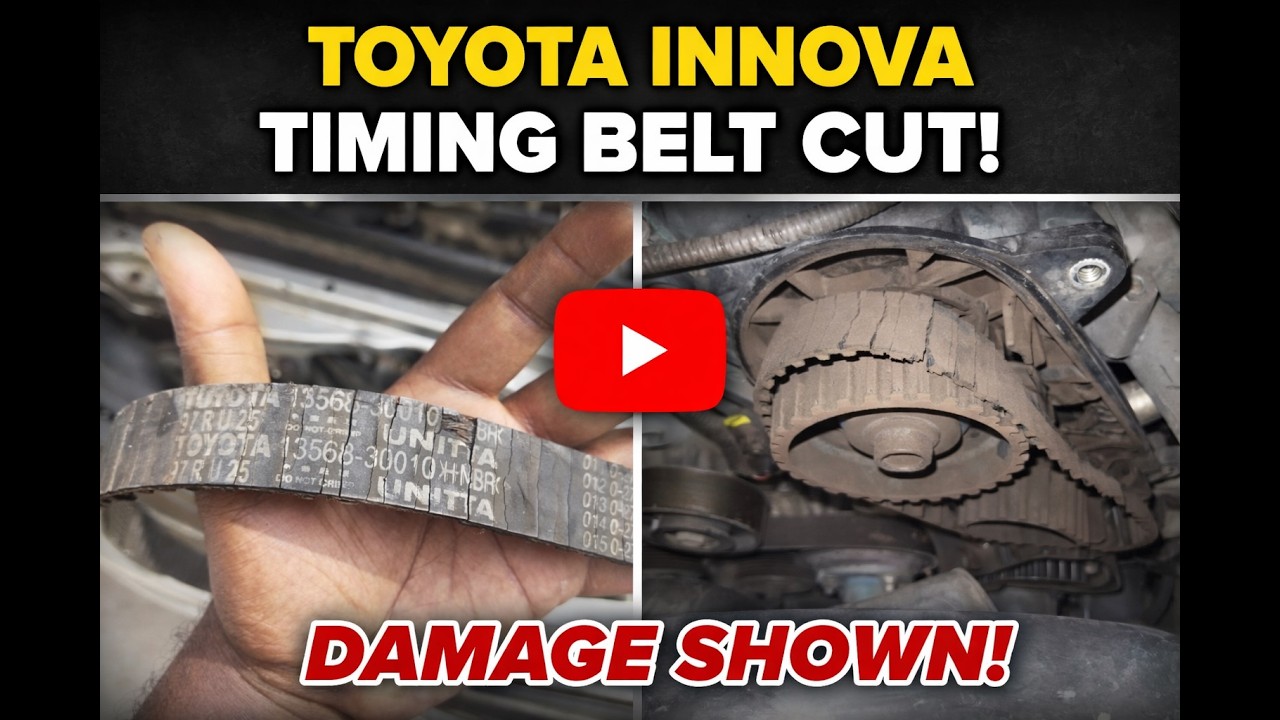Toyota Innova Timing Belt Damage/ Engine Seized
