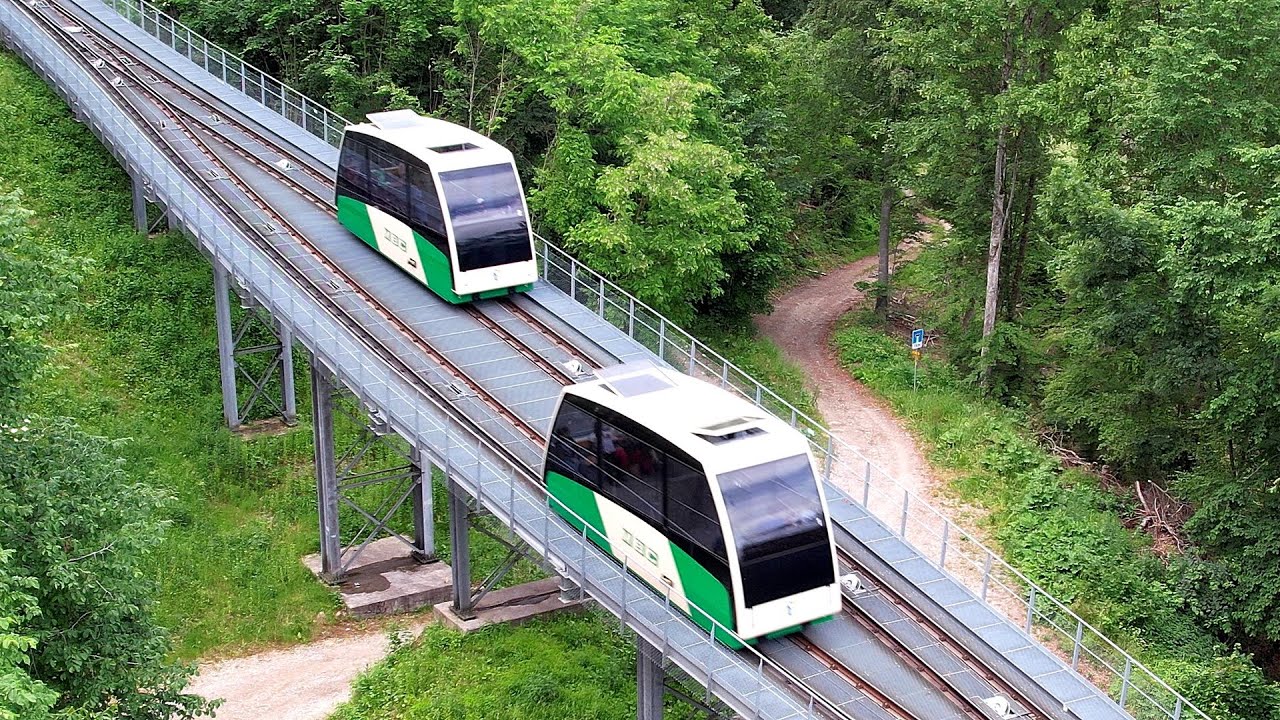 Funiculaire Cossonay - Penthalaz 🇨🇭 | Standseilbahn 🇨🇭| Funicular 🇨🇭