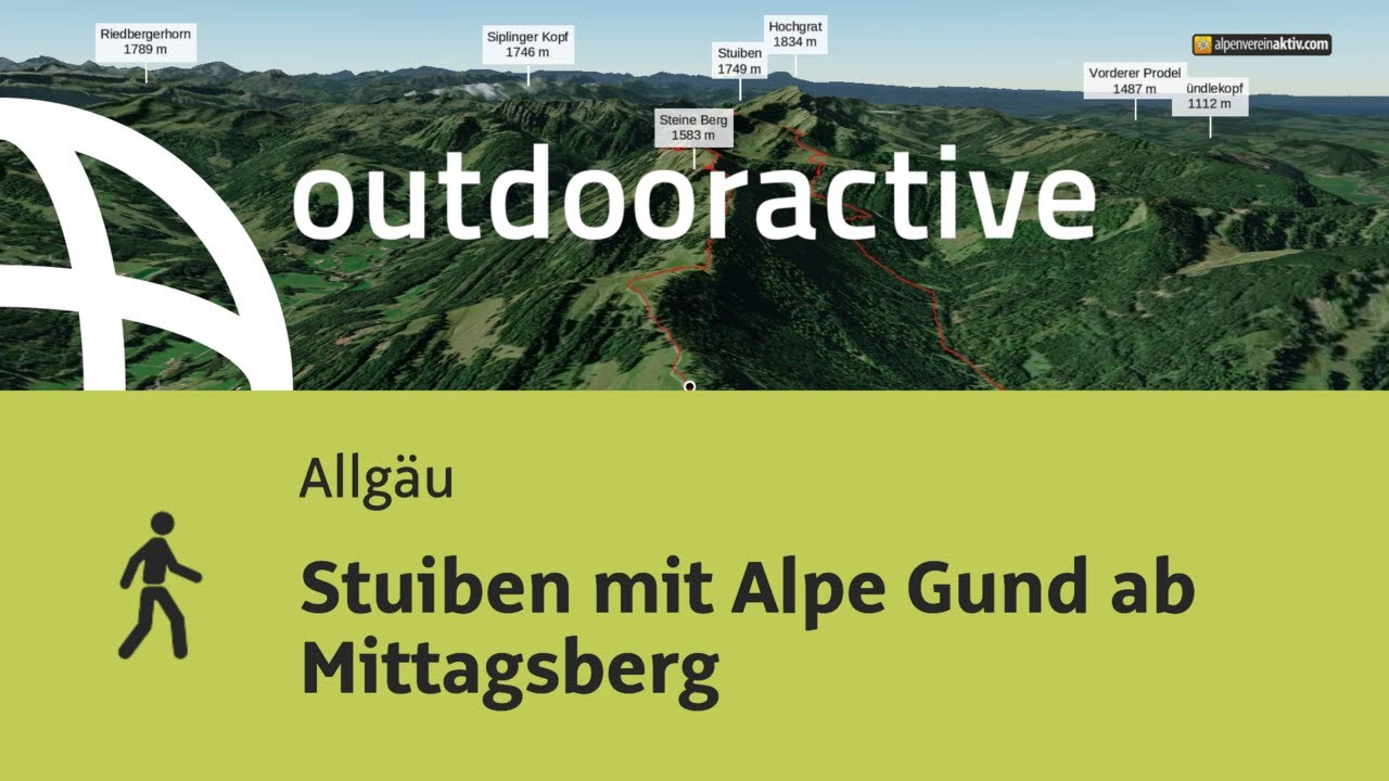 Stuiben mit Alpe Gund ab Mittagsberg