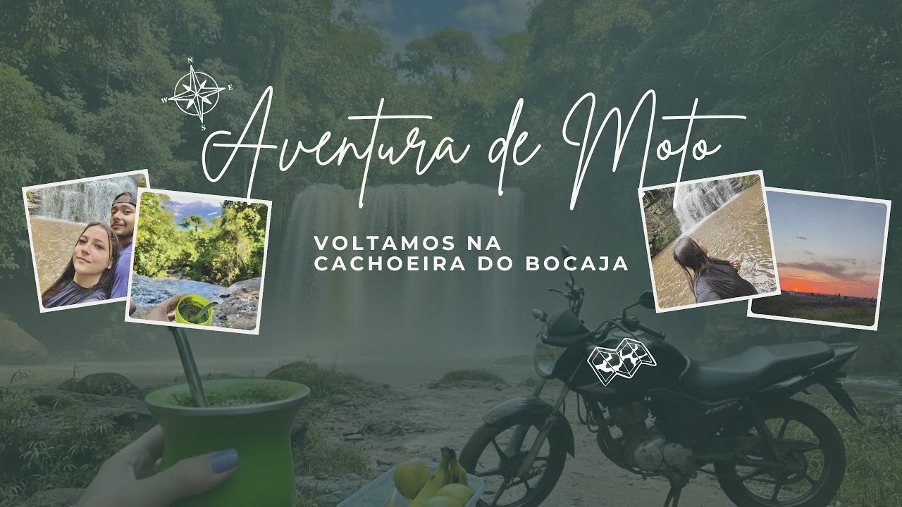 DESBRAVANDO O MATO GROSSO DO SUL |  CACHOEIRA | MOTO E TERERÉ | ROLE DE MOTO 