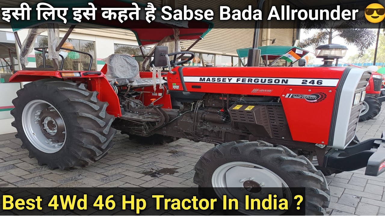 Massey Ferguson 246 Dynatrack 4WD Tractor Review 2026 🔥 Price, Power & Real Farming Test