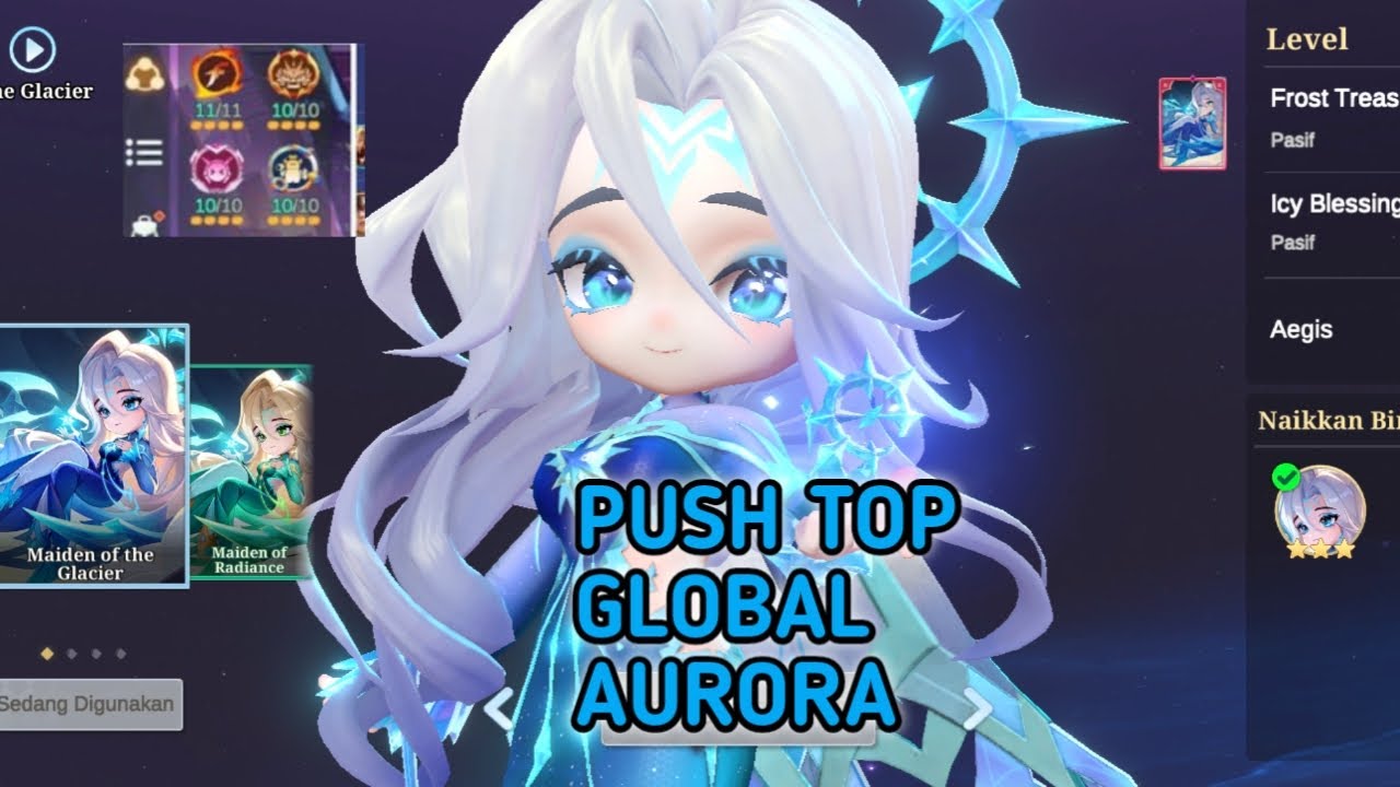 PENGEN PUSH TOP 1 GLOBAL AURORA!! COMBO META JUARA 1 TERBARU,