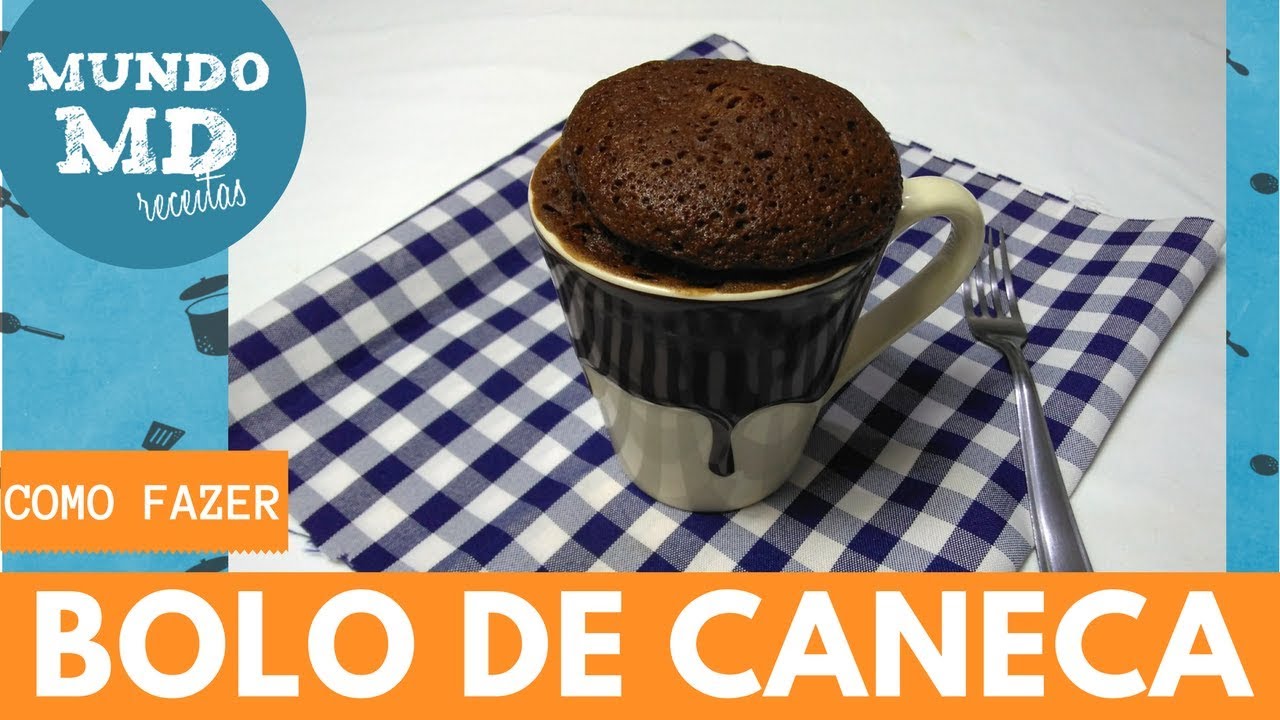 BOLO DE CANECA NO MICROONDAS 5 MINUTOS | Fofinho e f&aacute;cil