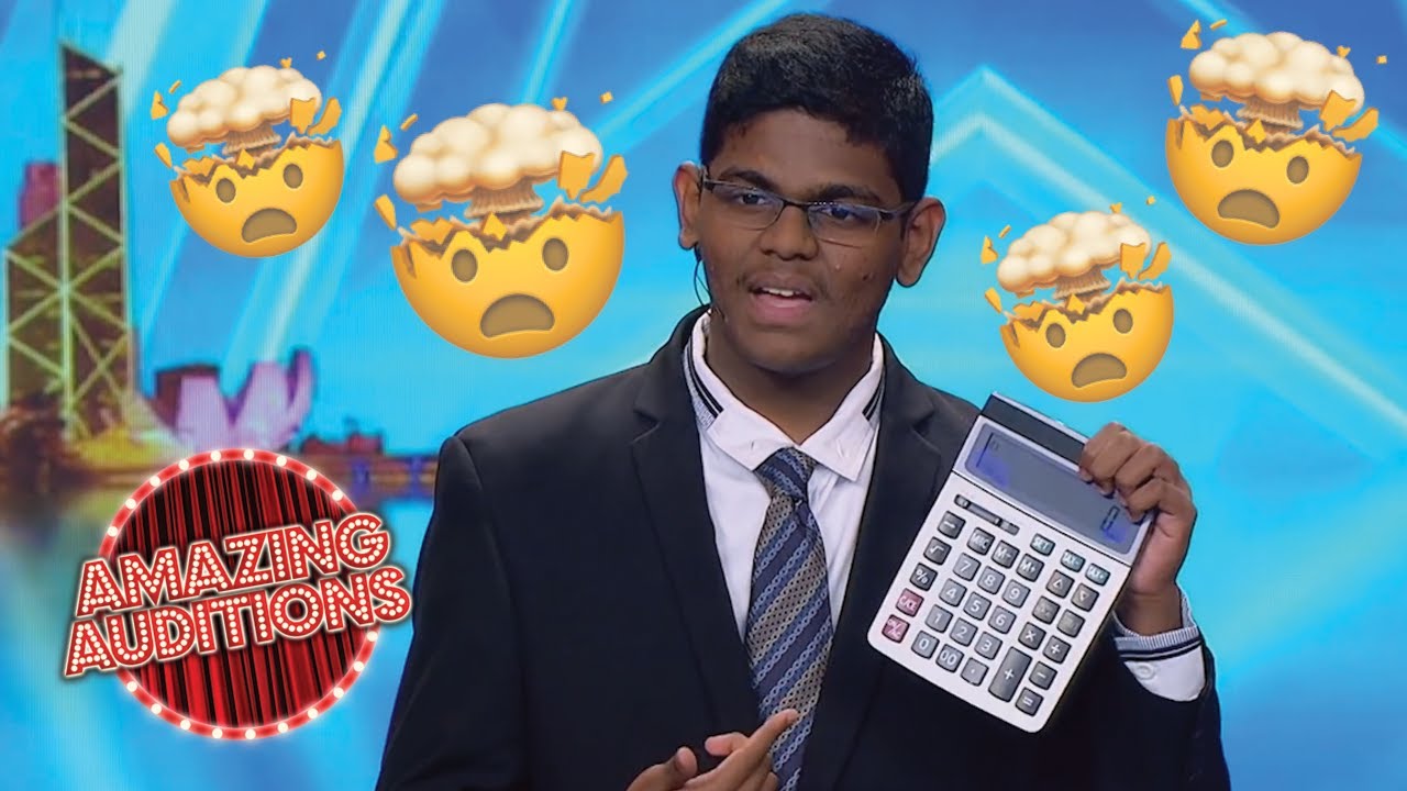 15 Year Old Teenager Is A HUMAN CALCULATOR! 🤯 | Amazing Auditions