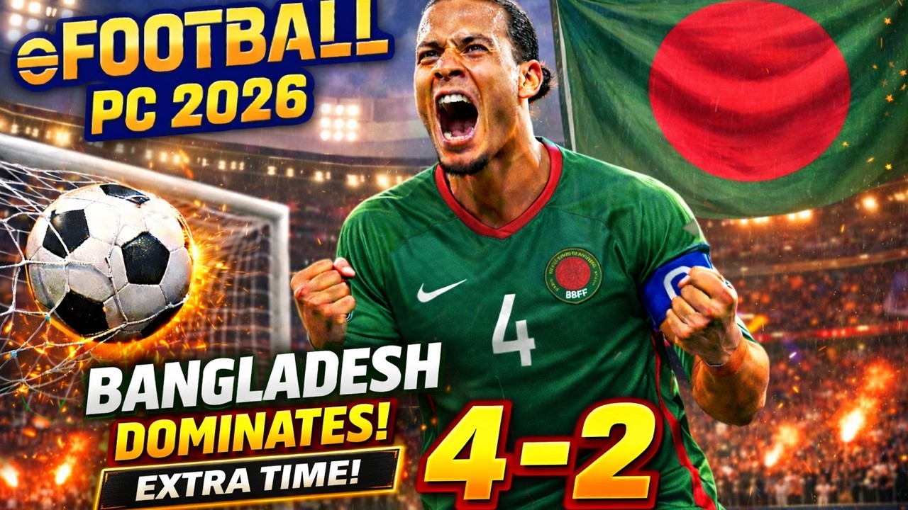 eFootball PC Gameplay | Super Star Difficulty | Total Domination 🔥 Extra Time