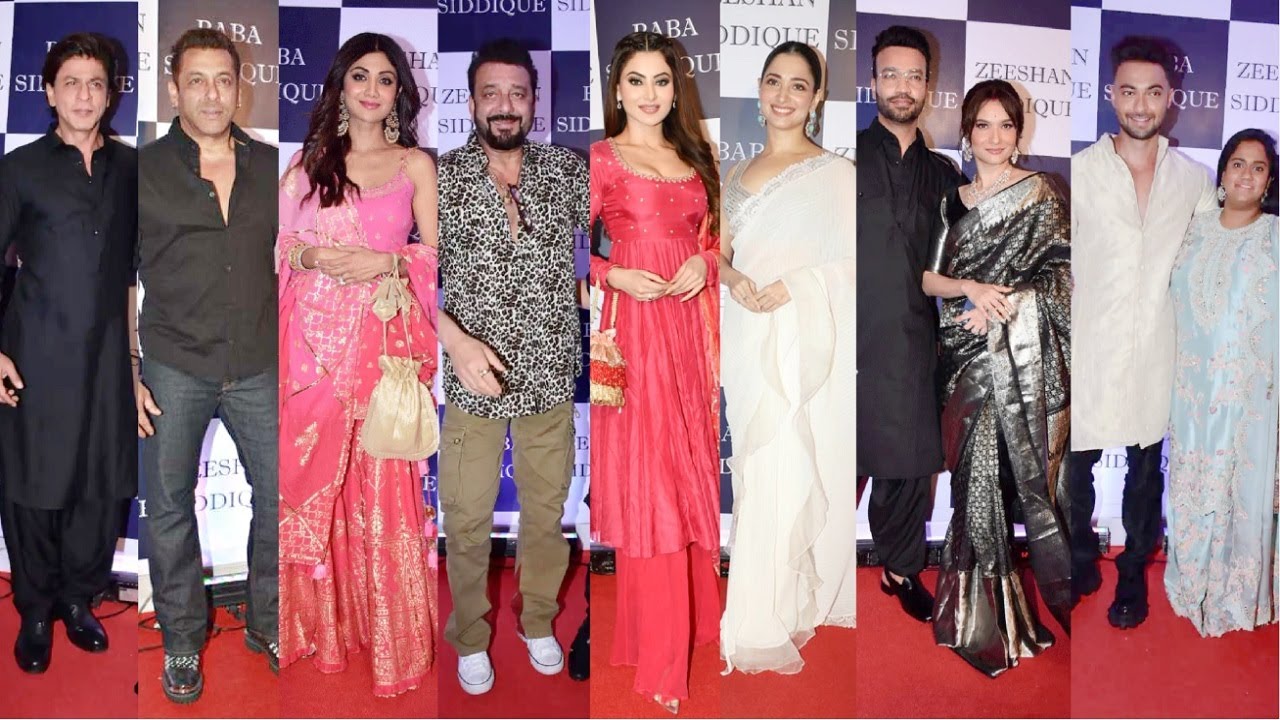 Baba Siddique Iftar Party 2022 Full Video - SRK, Salman, Sanjay, Shilpa Shetty, Tamannaah & More