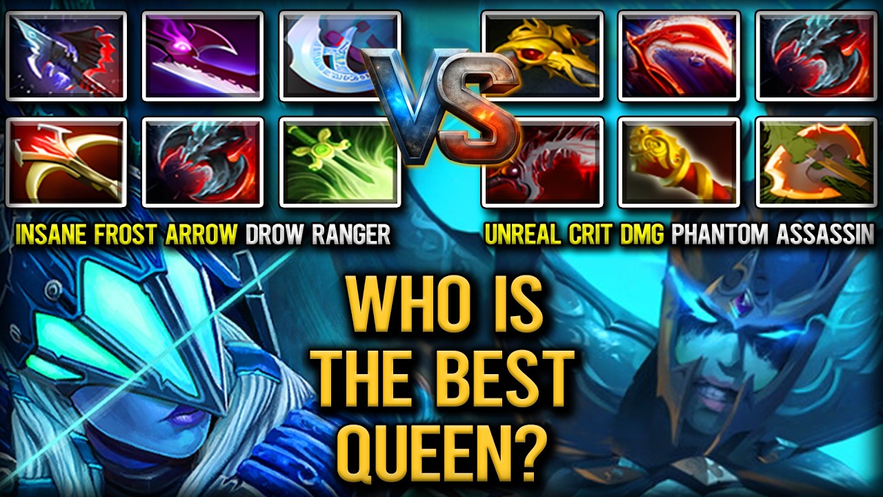 WHO IS THE BEST QUEEN? | INSANE FROST ARROW DROW RANGER VS. UNREAL CRIT DMG PHANTOM ASSASSIN