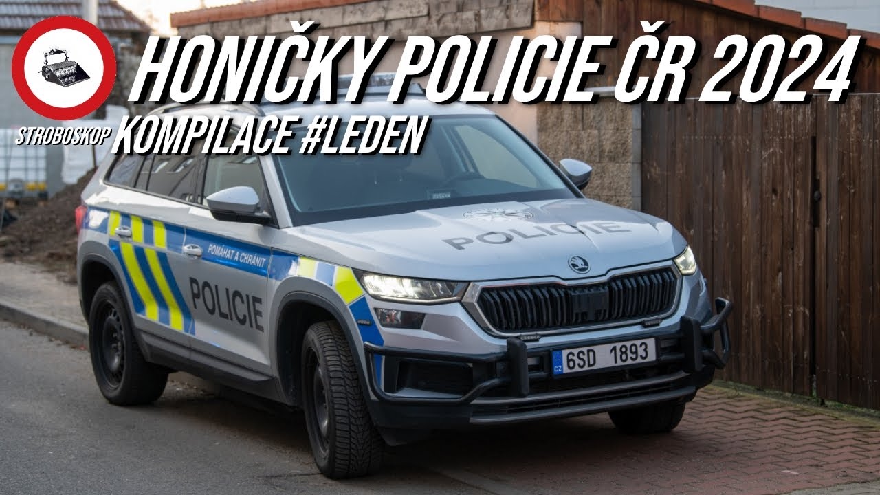 Honičky Policie ČR 2024 | Kompilace &ndash; leden