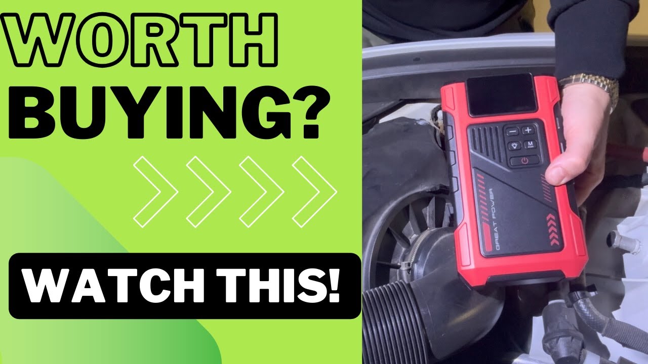 Review & Demo of this Car Jump Starter with Air Compressor