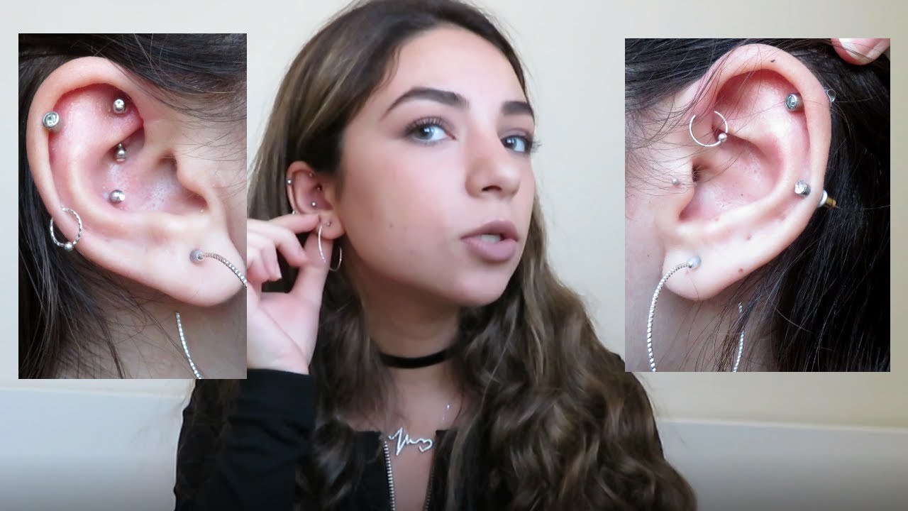 ALL ABOUT MY ROOK, CONCH, & FORWARD HELIX PIERCINGS! Experience and pain!