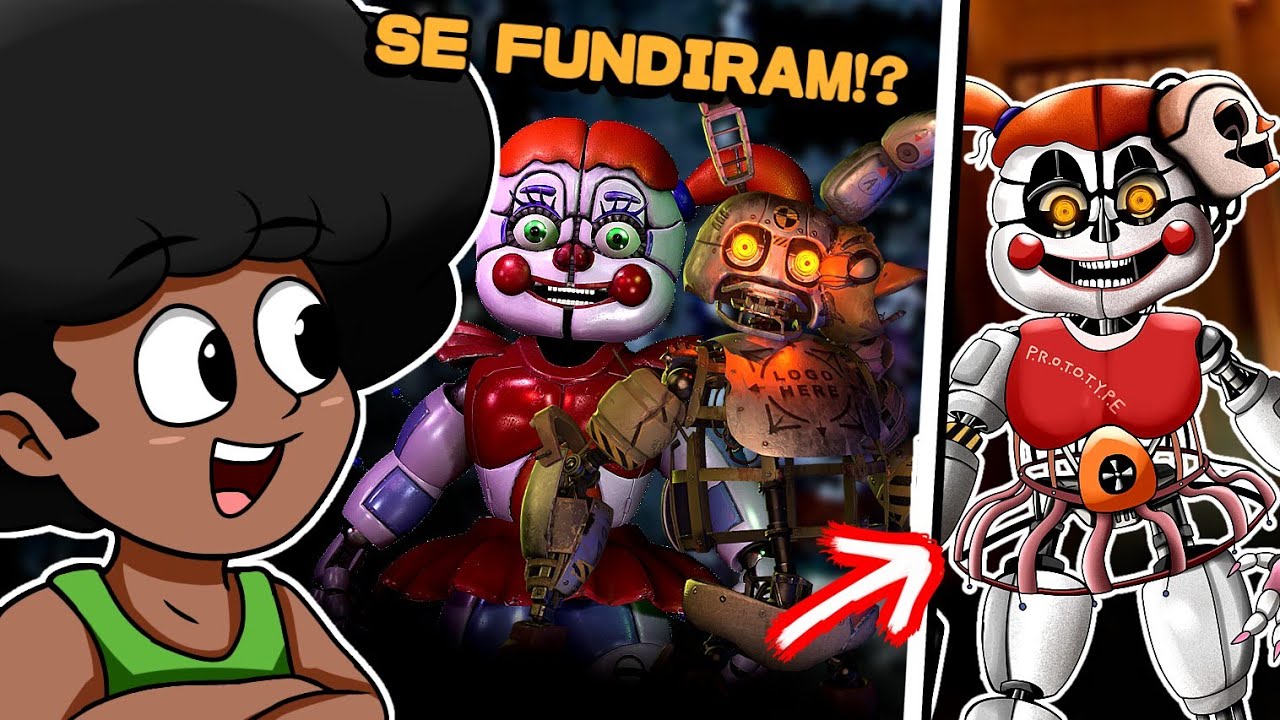 Desenhei mais fusões de animatronics de FNAF!