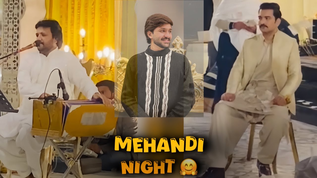 Singer Naeem Hazrvi at Malik Kashif Mehndi Event ❤️🎻 