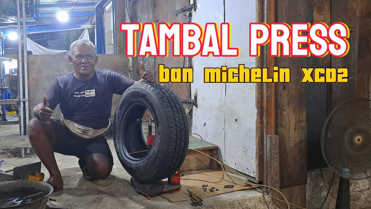 Tambal ban press ban XCD2 mobil gran max pick up