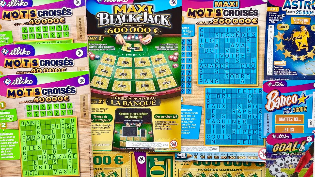 Peut-on vraiment finir bredouille ? grattage jeu du mardi mots croisés 🤞🏻 🍀⭐️