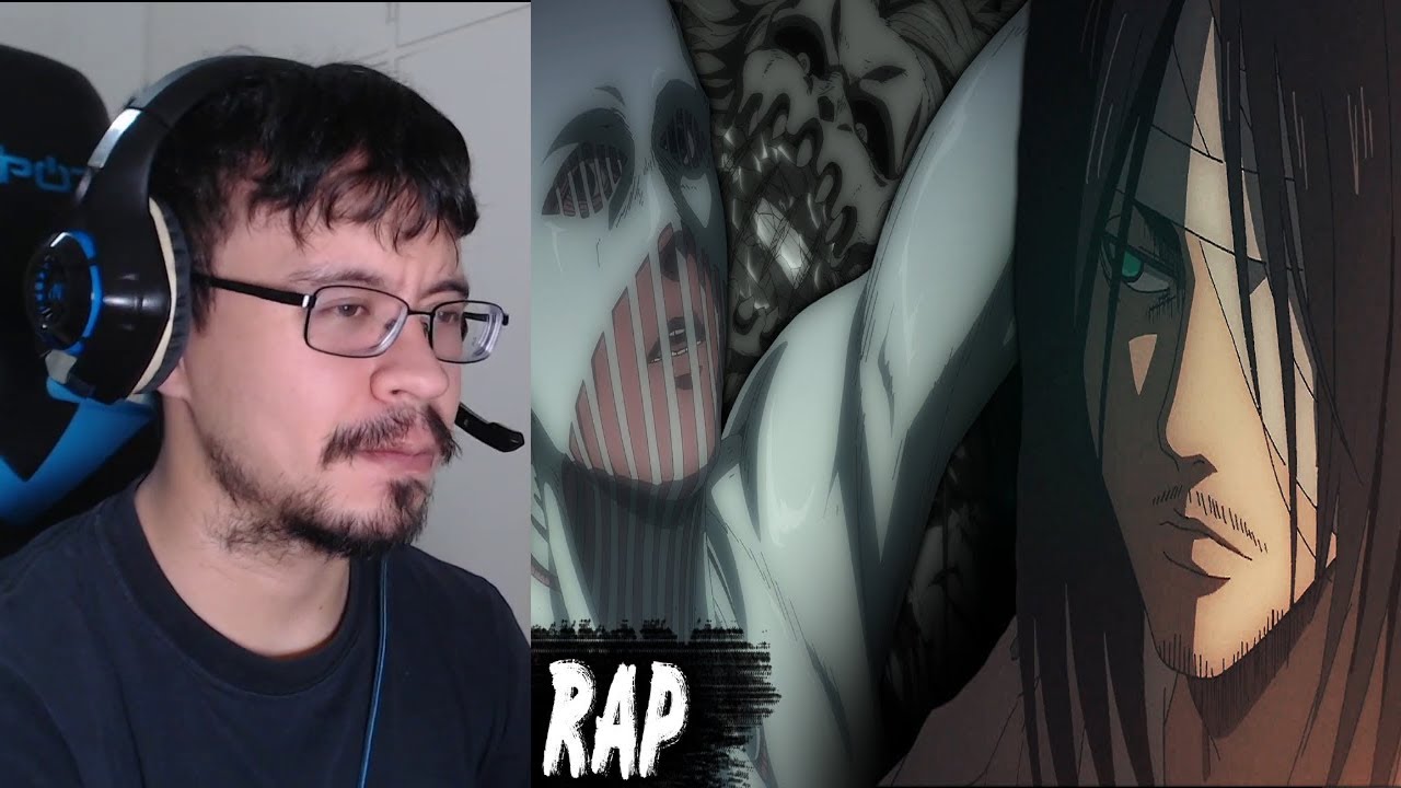 Eren vs Titán Martillo de Guerra || Shingeki no Kyojin Rap | Reaccion
