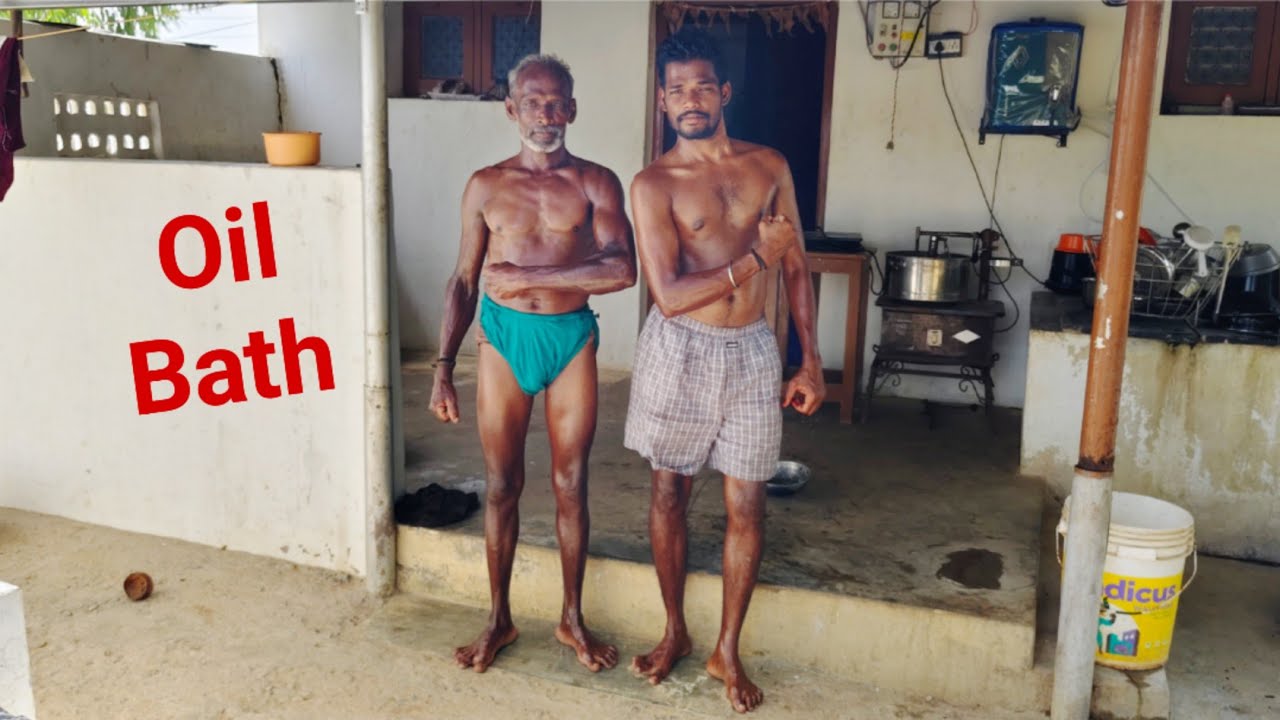 எண்ணெய் தேய்ச்சி குளிக்கிறோம்|Oil Bath Video in Tamil|Idhu Namma Route.