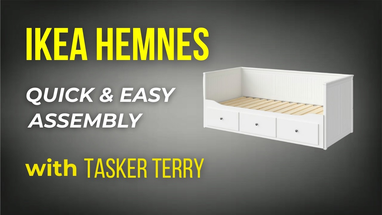 IKEA HEMNES Daybed Assembly Guide (2026) | Step-by-Step with Tasker Terry