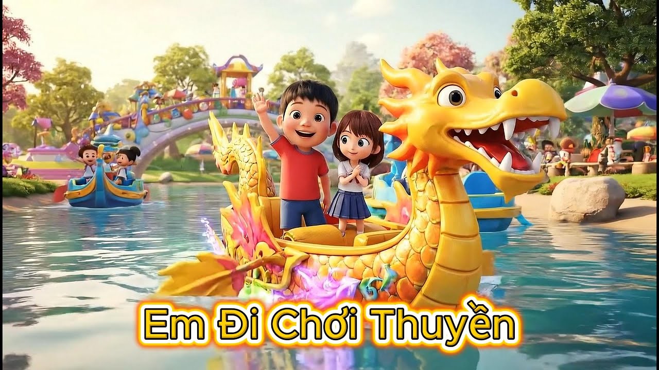 Em Đi Chơi Thuyền | Nhạc Thiếu Nhi Hoạt Hình 3D | Một Bản Nhạc