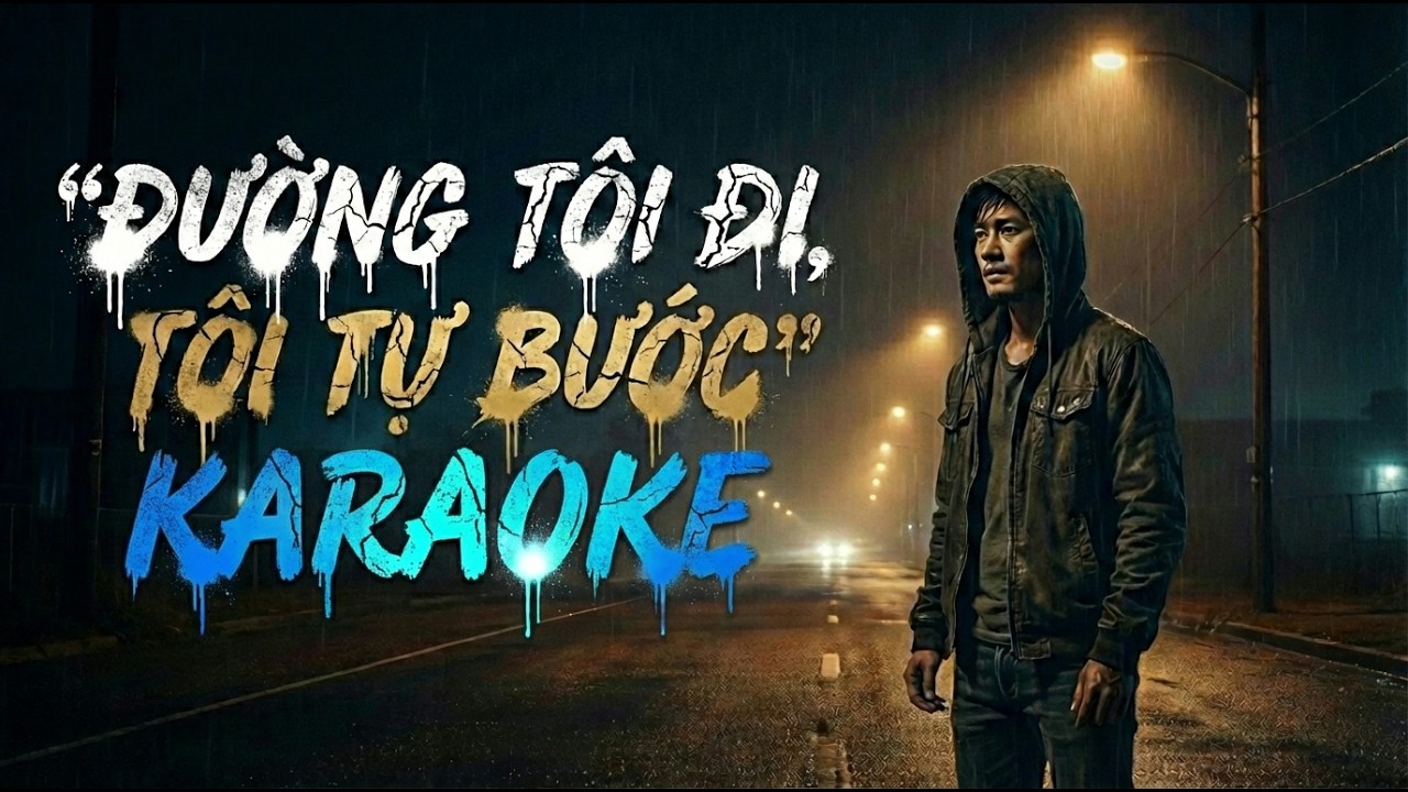 Karaoke Đường Tôi Đi, Tôi Tự Bước | Nhạc Đời Blues Ballad Tone Nam | CAT Karaoke