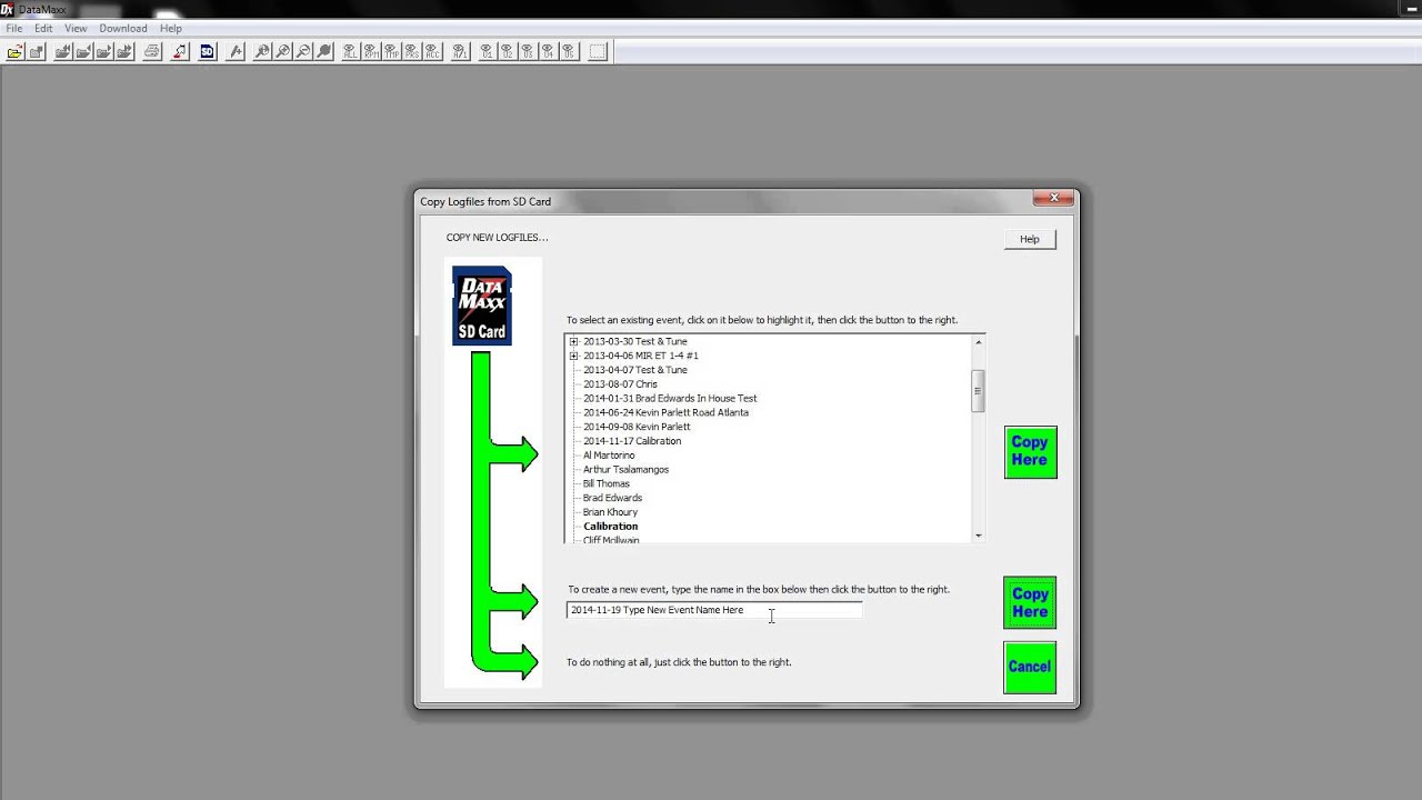DataMaxx Tutorial Downloading Logfiles