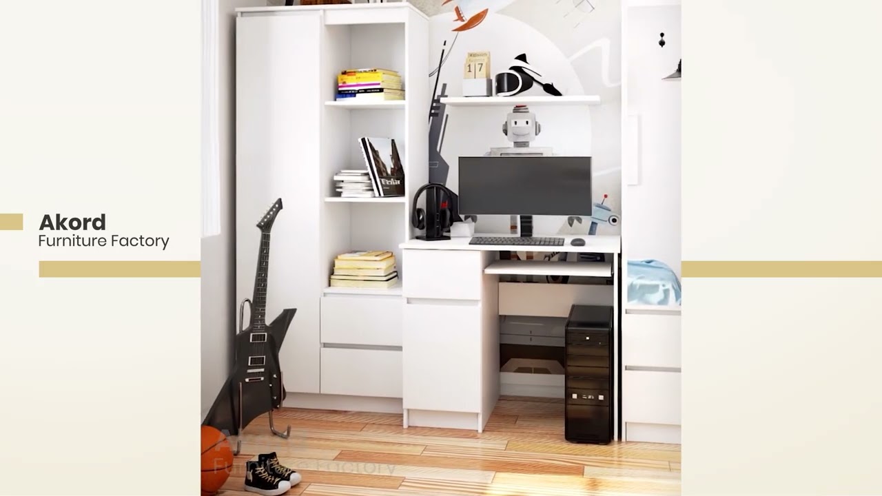 Bureau d'ordinateur PIKSEL &ndash; Fonctionnalit&eacute; maximale dans un format compact ! 💪