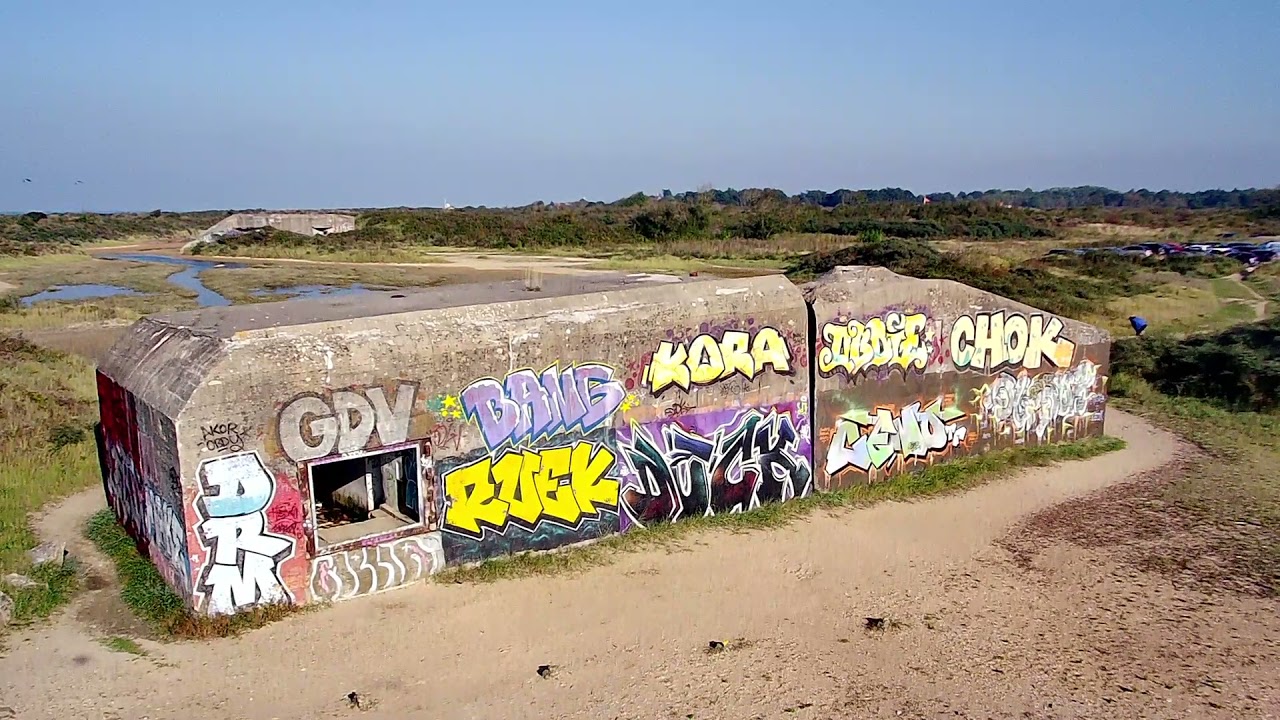 Bunker Merville-Franceville-Plage (drone sjrc f11 4k pro)