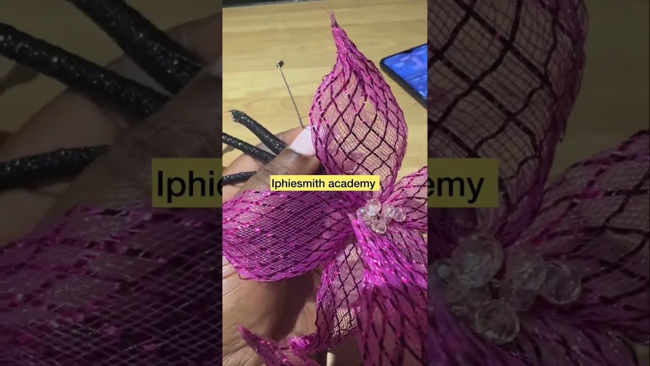 Creating our pinky headband PART TWO