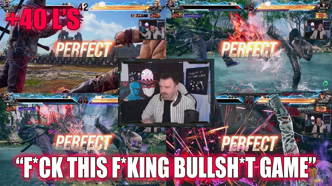 DSP Finally Gets Broken, Meltdown After Meltdown in a Toxic Tekken 8 Session, Trash Support Stream