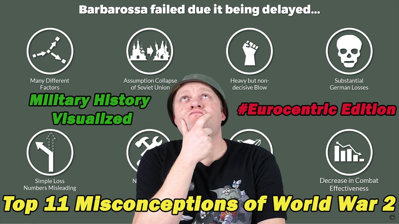 Top 11 Eurocentric Misconceptions of WW2 by Military History Visualized | A History Teacher Reacts