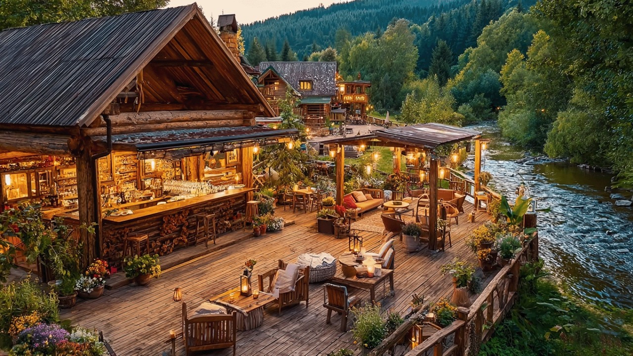 February Spring Cabin by the River 🌿 Gentle Piano Music for Deep Relaxation