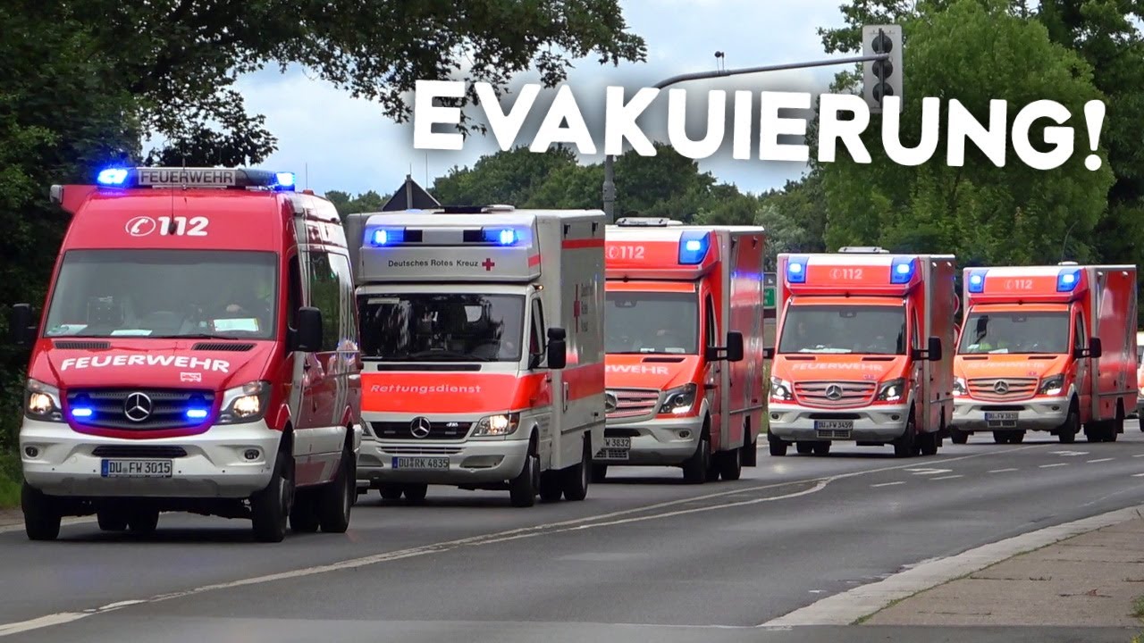 [BOMBENFUND IN WESEL!] - Großeinsatz für zahlreiche Einsatzkräfte aus NRW | Seltene Einsatzfahrten!