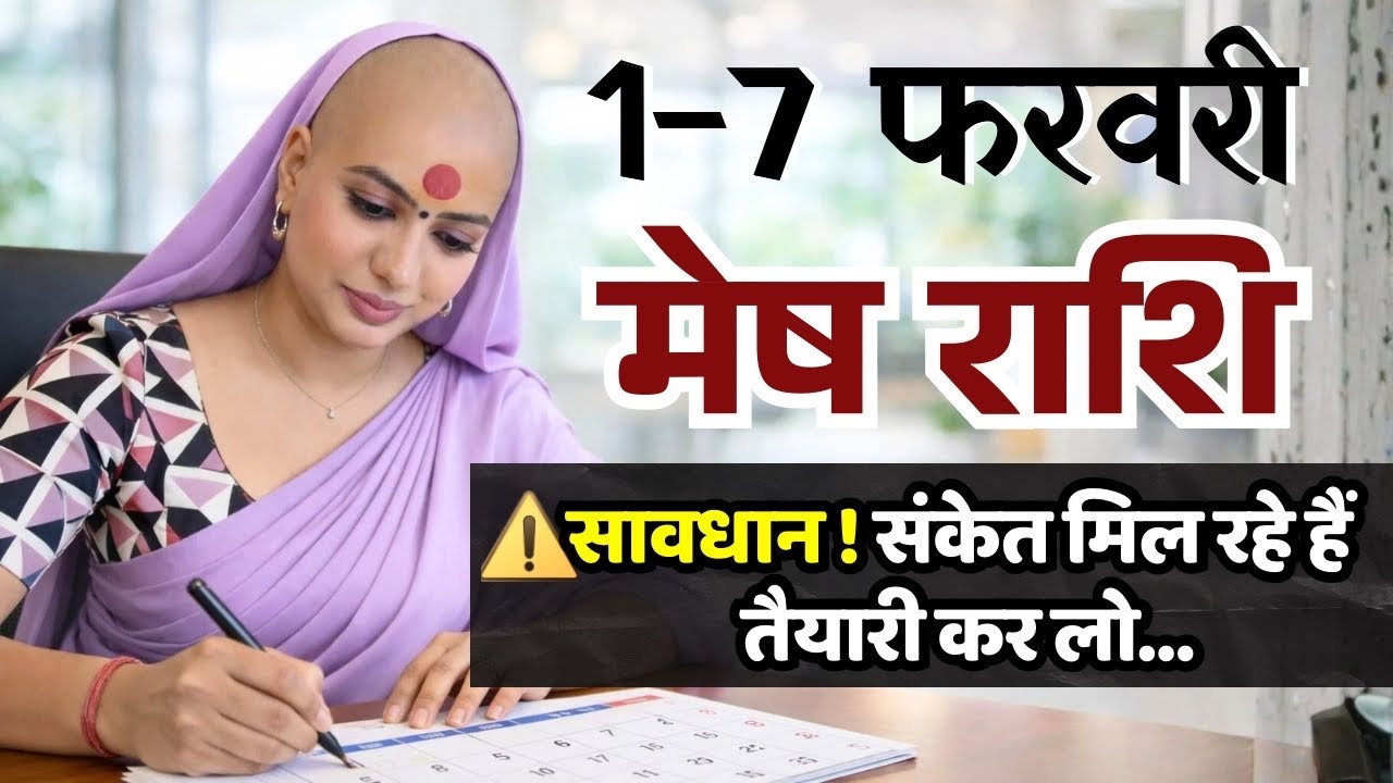 मेष 1-7 फरवरी राशिफल 2026 | फरवरी राशिफल | मेष राशिफल | Mesh rashifal | February rashifal  