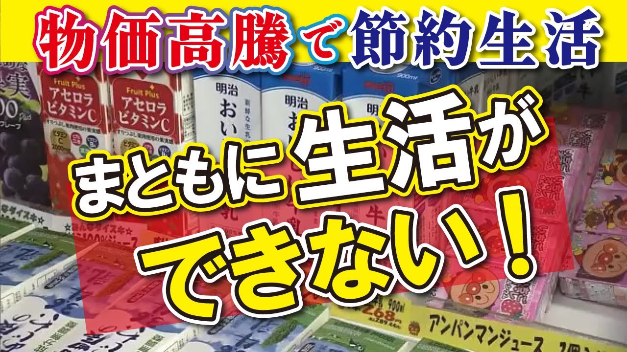 【止まらぬ物価高騰】「もう節約節約。まともに生活できなくなる」インフレ手当を出す企業も (2022年11月24日)