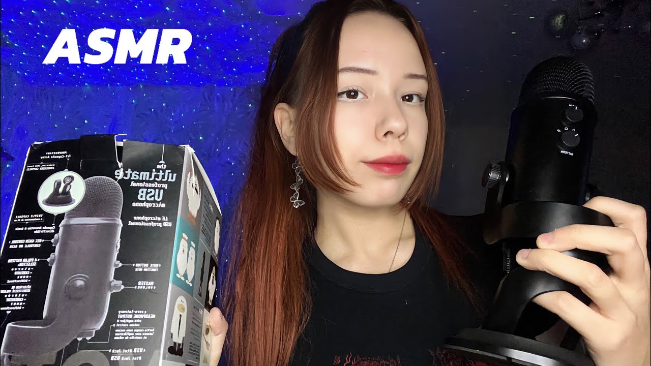 АСМР тест нового микрофона Blue yeti 💙💖ASMR Blue yeti test