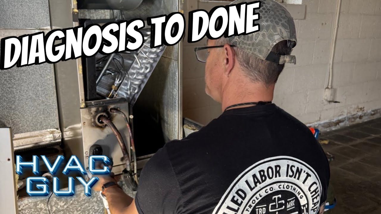 No Cooling Call From Start To Finish! #hvacguy #hvaclife