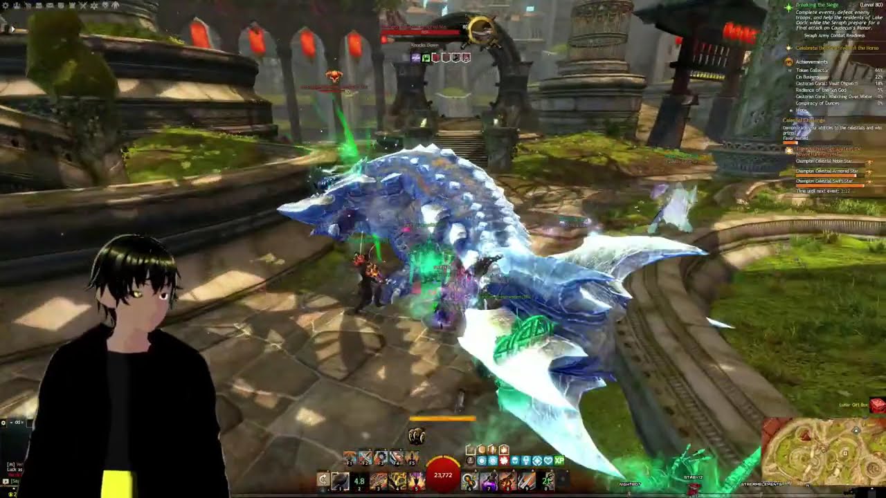 Guild Wars 2: Map Completion on an Old Character (Legendary Weapon Grind)