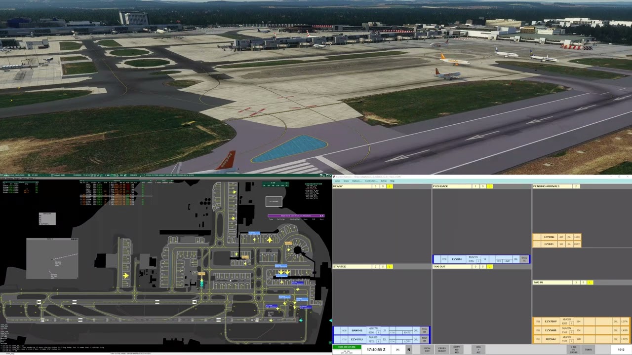 EGKK_GND | Gatwick Ground | Vatsim UK ATC | 21.07. | Towerview Part 4