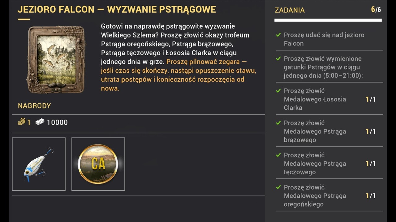 Fishing Planet Anniversary Event - Jezioro Falcon - Wyzwanie Pstrągowe | Falcon - Trout Challenge