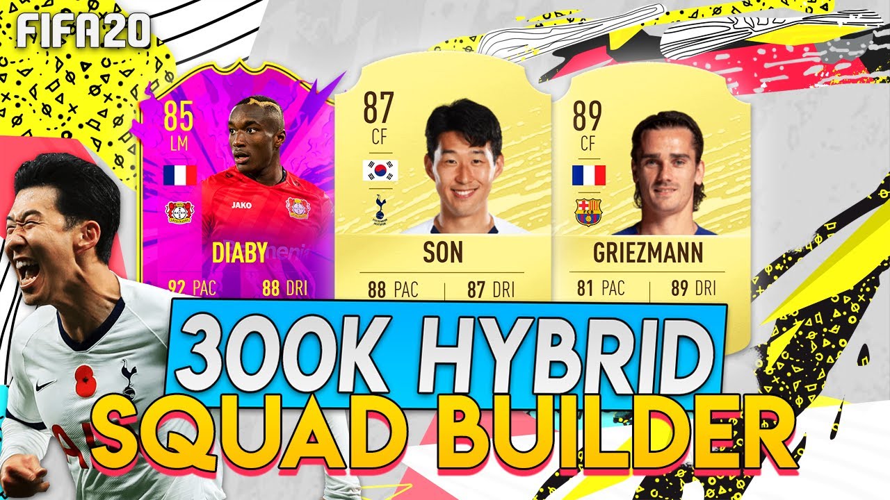FIFA 20 UNBELIEVABLE OP 300K HYBRID SQUAD BUILDER w/ SON, GRIEZMANN & FUTURE STARS DIABY! #FIFA20