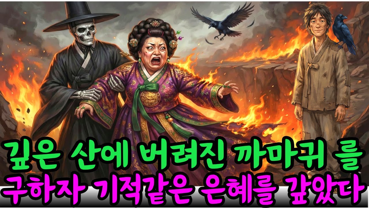 계모가 파놓은 무덤에서 살아돌아온 아이, 그날 밤 저승 명부가 뒤바뀌었다#야담 #옛날이야기 #구미호 #전설 #미스테리