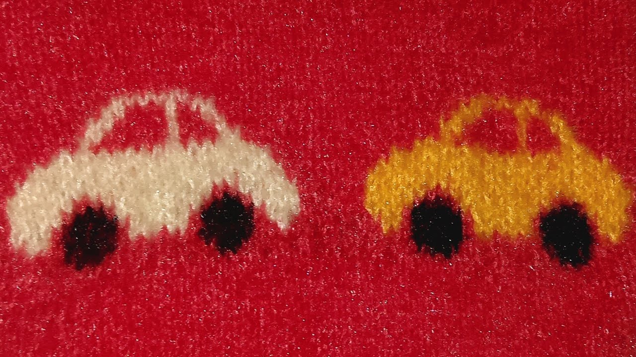 बच्चों के लिए कार डिजाइन।। car design sweter ।। knitting design