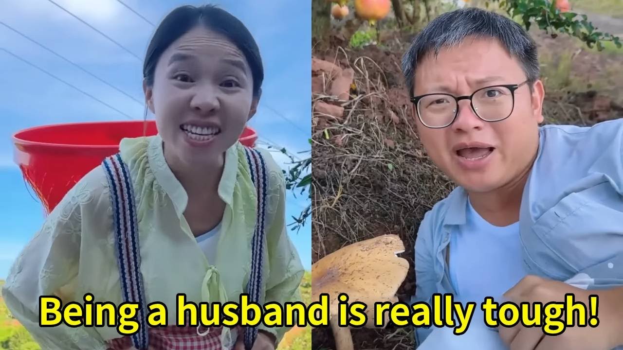 My husband is obsessed with eating shredded chicken with mushrooms! #funnyvideo