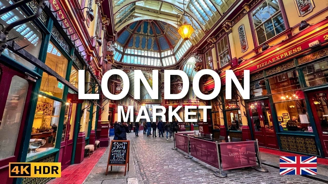 This is London's Oldest Market, Leadenhall Market Walking Tour [4K HDR]