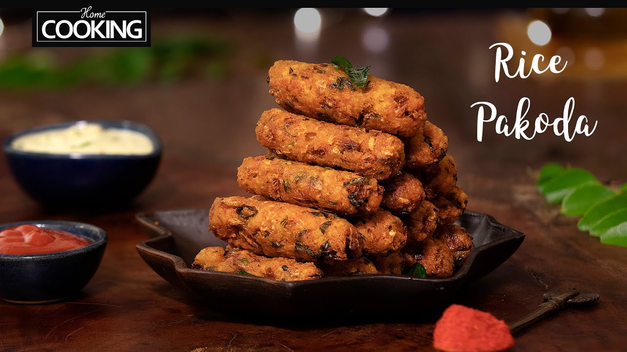 Rice Pakoda | Leftover Rice Recipe | Chawal Ke Pakode Recipe | Snacks Recipe | Pakora Recipe