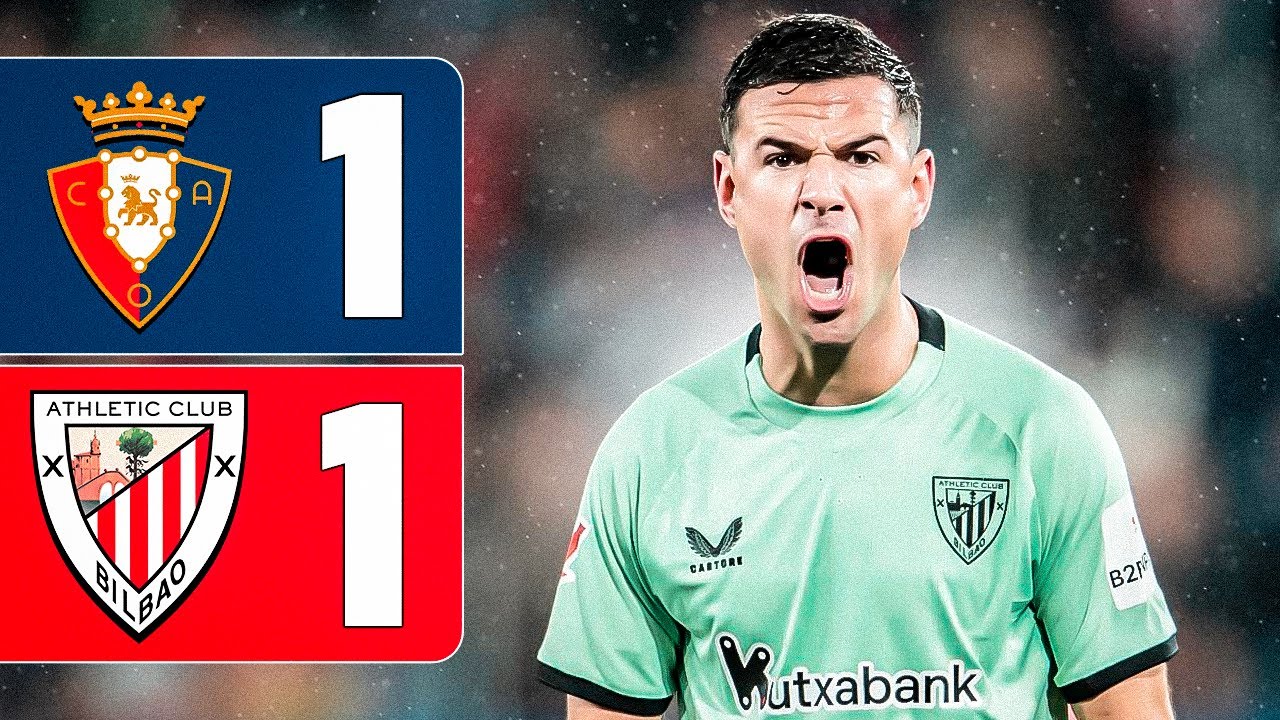 GURUZETA RESCATA UN PUNTO | Resumen Post OSASUNA 1-1 ATHLETIC