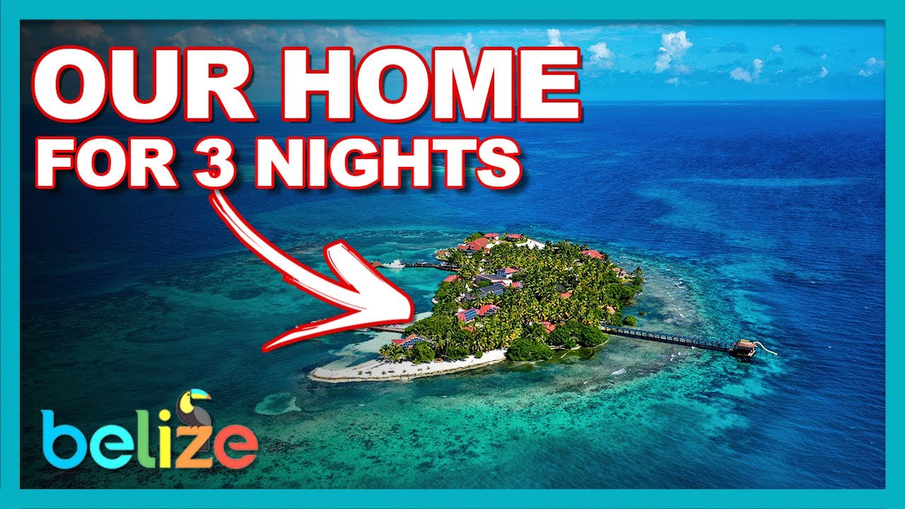 RayCaye Private Luxury Island 🏝 Walking Tour | Belize 🇧🇿
