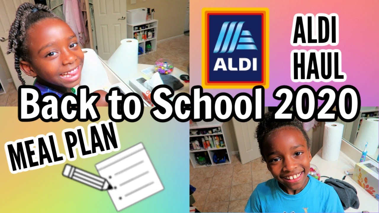 FIRST DAY OF SCHOOL PREP 🎒  Digital Learning BACK TO SCHOOL 2020 + ALDI Haul and Meal Prep