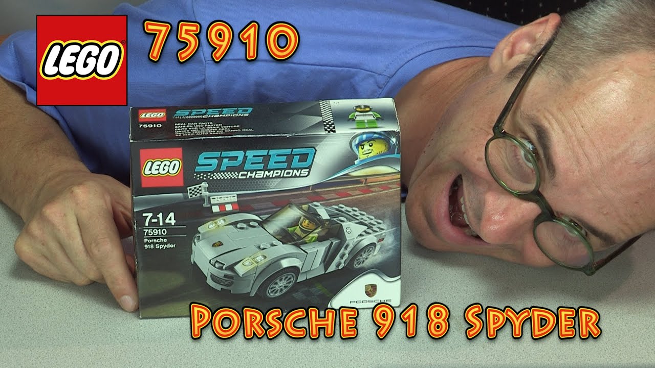 LEGO® 75910-1 Aufbauvideo: Porsche 918 Spyder der Speed Champions vom Jahr 2015 - LY-00473